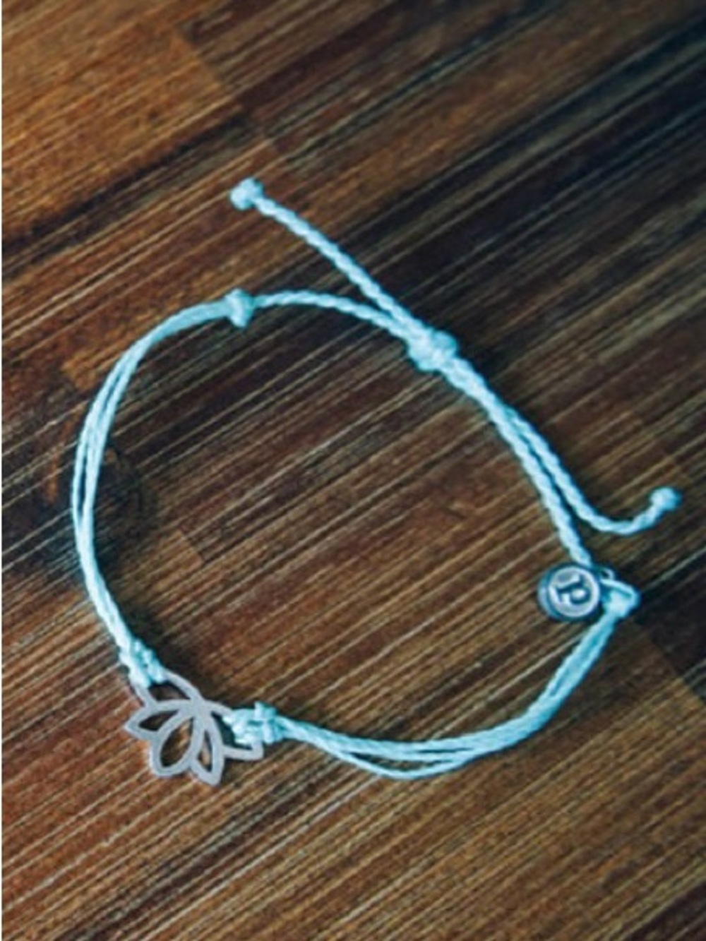 Pura Vida Lotus Charm Bracelet